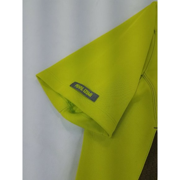 Pearl Izumi Men’s Short Sleeves 1/4 Zip Cycling Jersey Size M Neon Green B1 - Picture 4 of 12